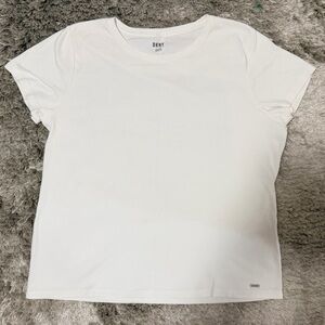DKNY Classic White Crew Neck Tee
